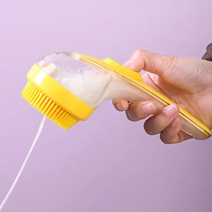Cepillo de limpieza para perros con mango largo